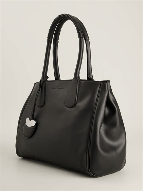 images of fake ferragamo black tote bags|ferragamo tote bag with signature.